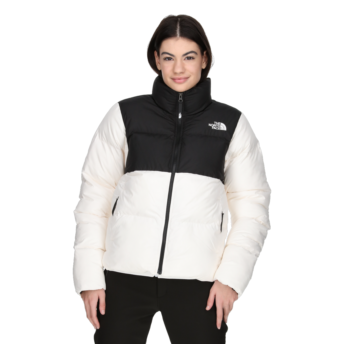 Pernata jakna The North Face Saikuru Two-Tone Puffer Jacket with High Collar Crna | NF0A853NQ4C1, 0