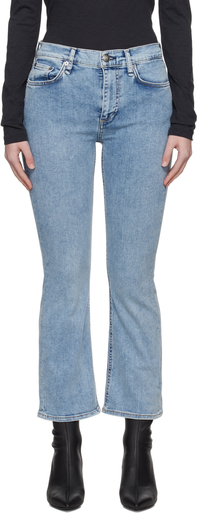 Jeans rag & bone Rag & Bone Epic Peyton Bootcut Jeans Plava | WDD24H2972EPSU