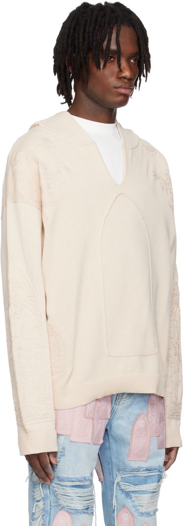 Džemper Who Decides War Who Decides War Whim Embroidered Detail Knit Sweater Bež | 1110640022SS25, 1