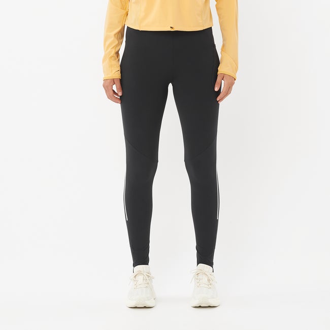 Tajice Salomon Aero Stow Running Tights Crna | LC2436900