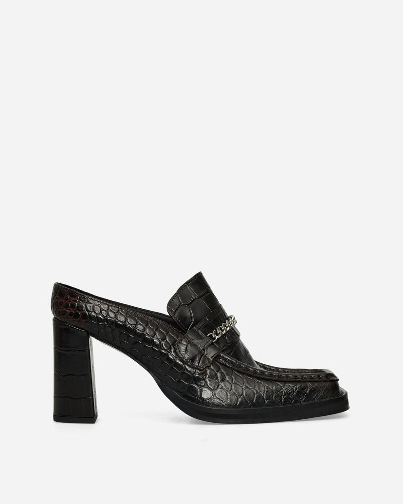 Dodaci Martine Rose Square Toe Chain Loafer Mules Crna | 1065LE01710