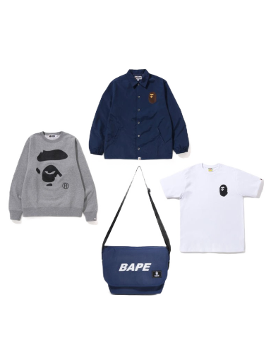 Torba za rame BAPE Happy New Year Classic Bag Tamnoplava | 1J20-182-002