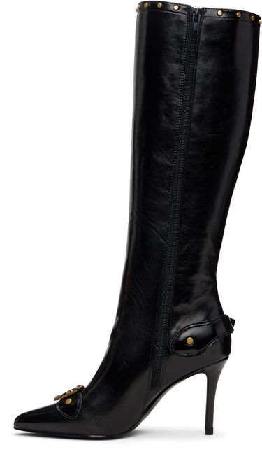 Tenisice i cipele Versace Versace Jeans Couture Couture1 Scarlett Knee-High Boots Crna | E79VA3S58_EZSC35, 2