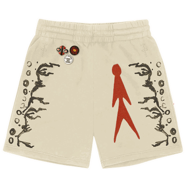 Kratke hlače Cactus Jack by Travis Scott Character Shorts Bež | CJJ1 BS11 OFF, 0