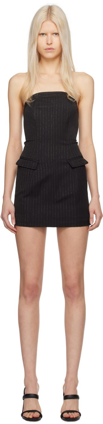 Haljina Ksubi London Bustier Short Dress Crna | WPS24DR002