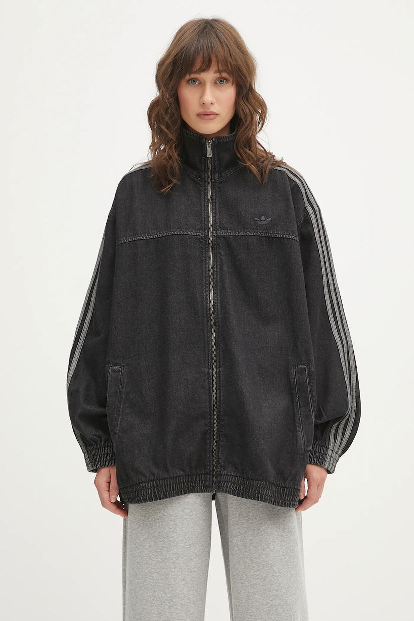 Jakna adidas Originals adidas Originals Denim Os TT Oversize Jacket Crna | JY2897