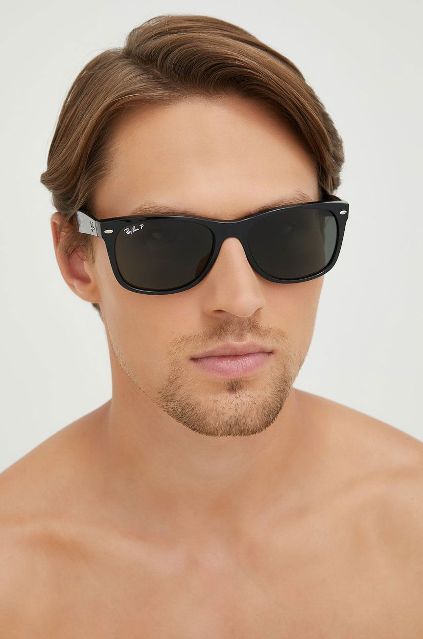 Sunčane naočale Ray-Ban NEW WAYFARER Sunglasses Crna | RB2132.901/58