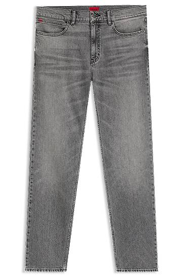 Jeans BOSS Slim-Fit Comfort-Stretch Jeans Siva | 50542701