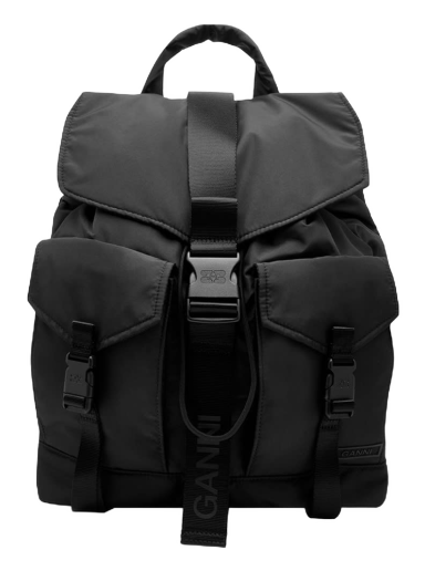 Ruksak GANNI Recycled Tech Backpack Crna | A4755-099