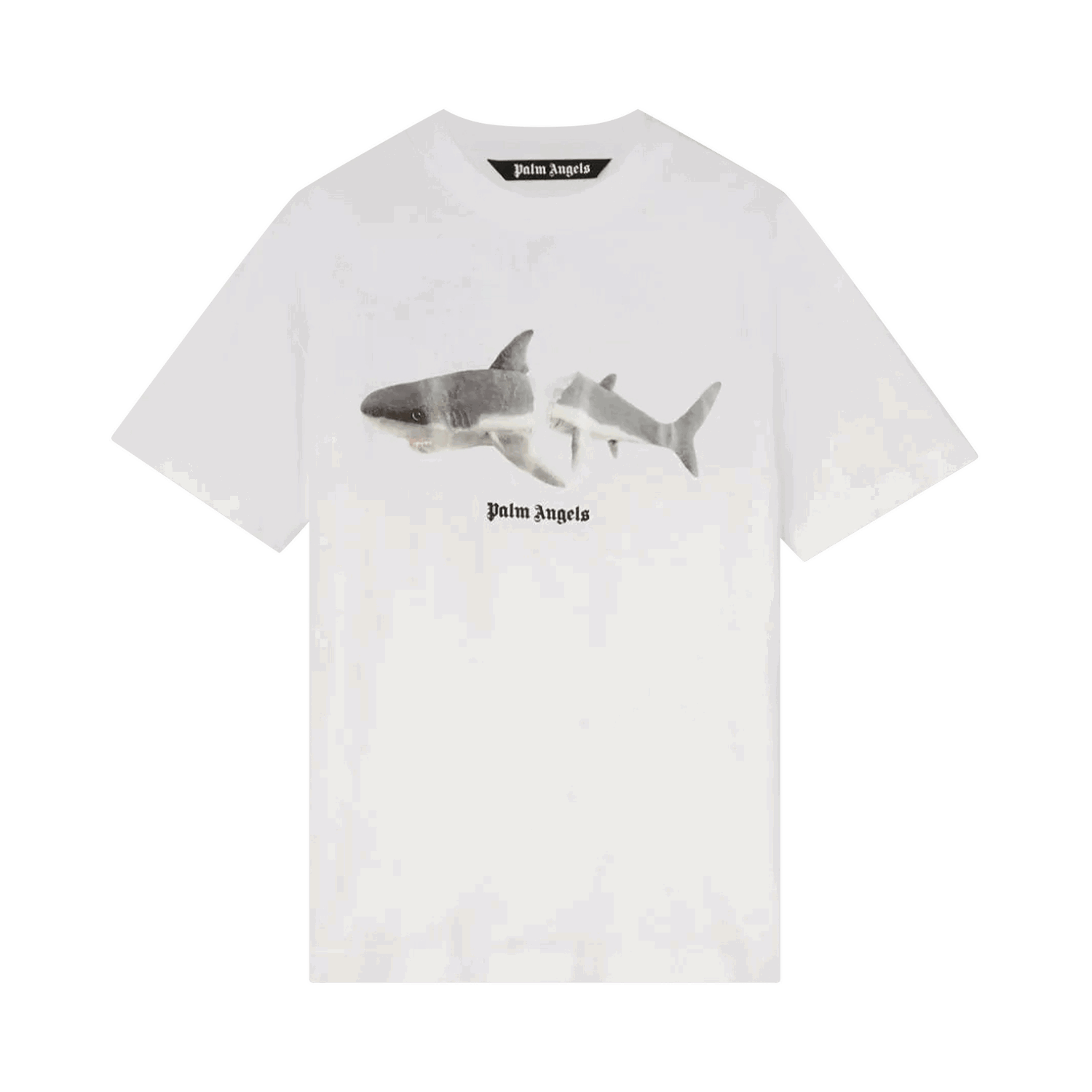 Majica kratkih rukava Palm Angels Shark Classic Tee Bijela | PMAA001S22JER0110110, 0