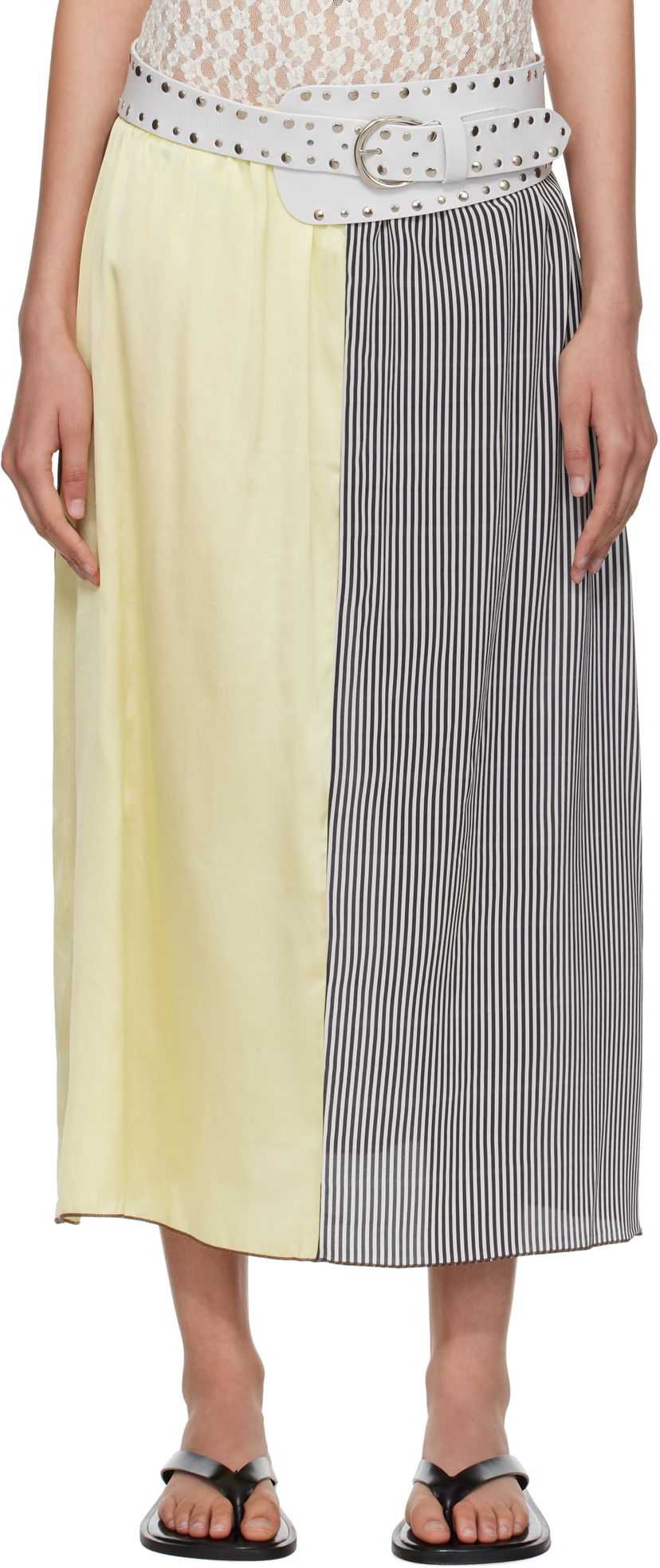 Suknja Baserange Baserange Vesa Two-Tone Midi Skirt Višebojno | Vesa Skirt