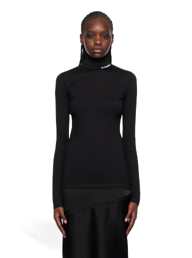Džemper Jil Sander Printed Turtleneck Crna | J40GC0020_J70021
