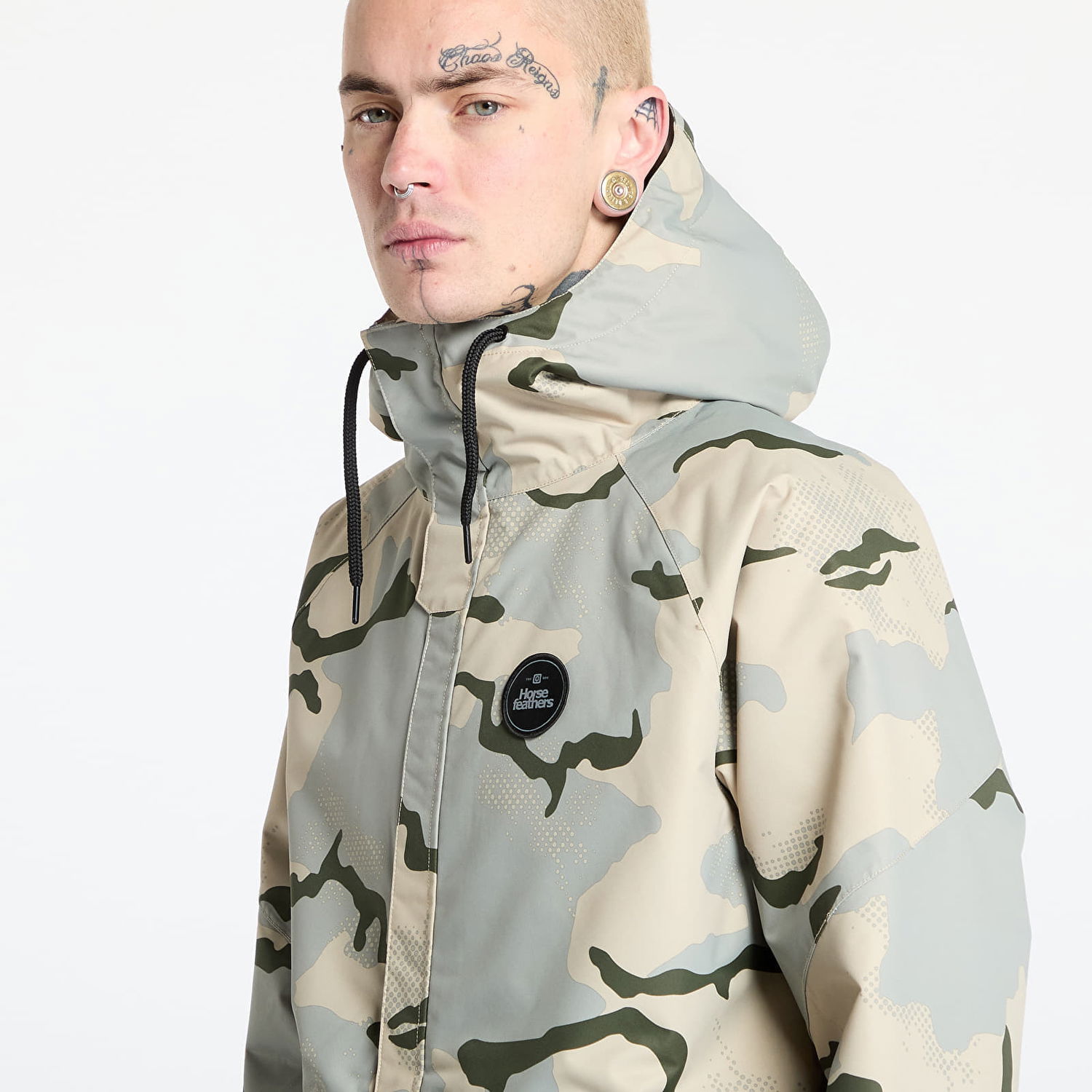 Vjetrovka Horsefeathers Horsefeathers Blake Camo Jacket Bež | OM315E, 1