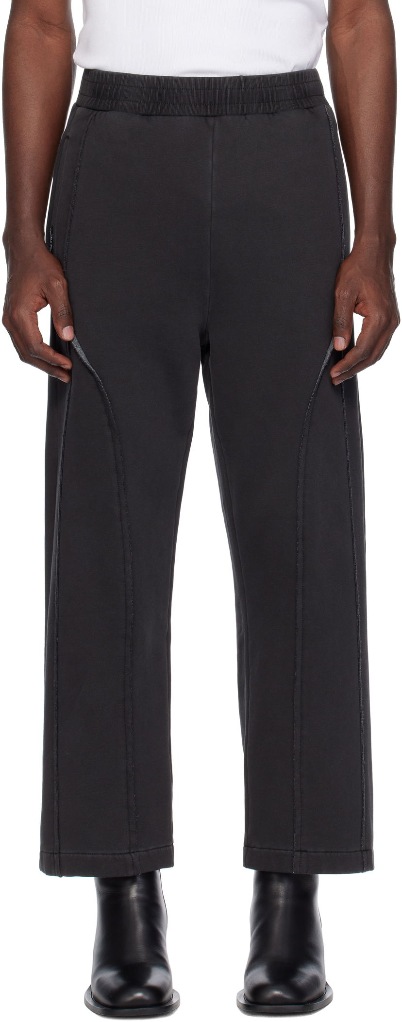 Trenirka izzue Izzue Paneled Sweatpants Crna | IZXPTN6721W4NBKX