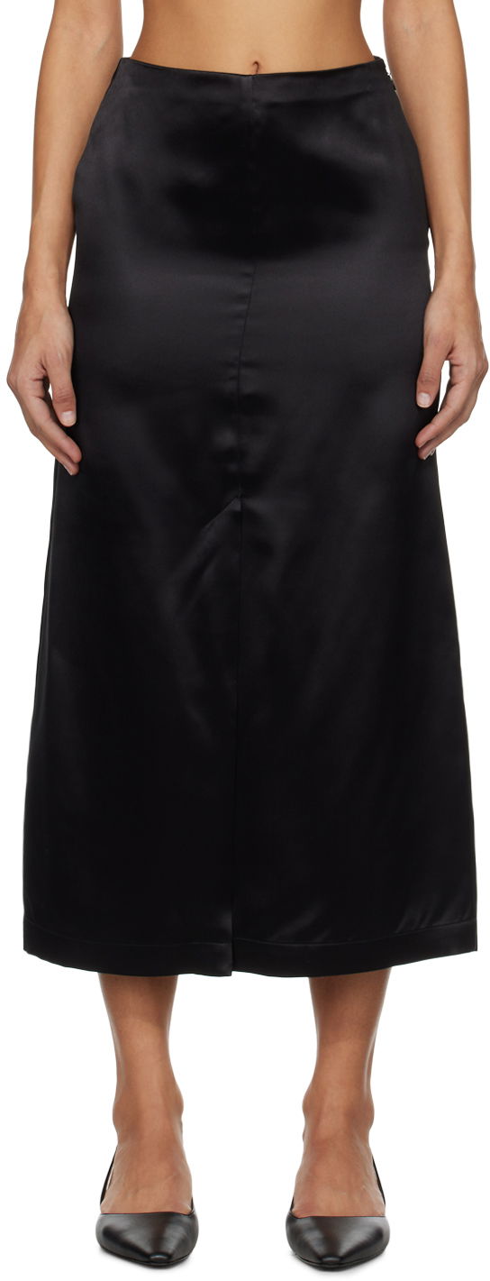 Suknja Loulou de Saison Loulou de Saison Lys Midi Skirt Crna | LYS