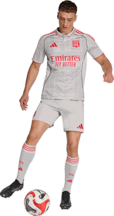 Dres adidas Originals Olympique Lyon 3rd Jersey 2025/26 Bijela | jd1389, 5