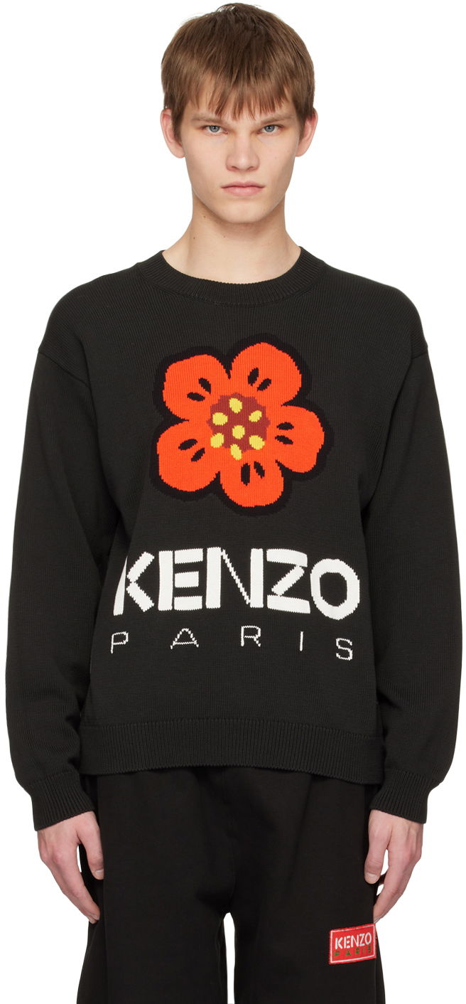 Džemper KENZO Paris Boke Flower Sweater Crna | FD55PU3803LC, 0