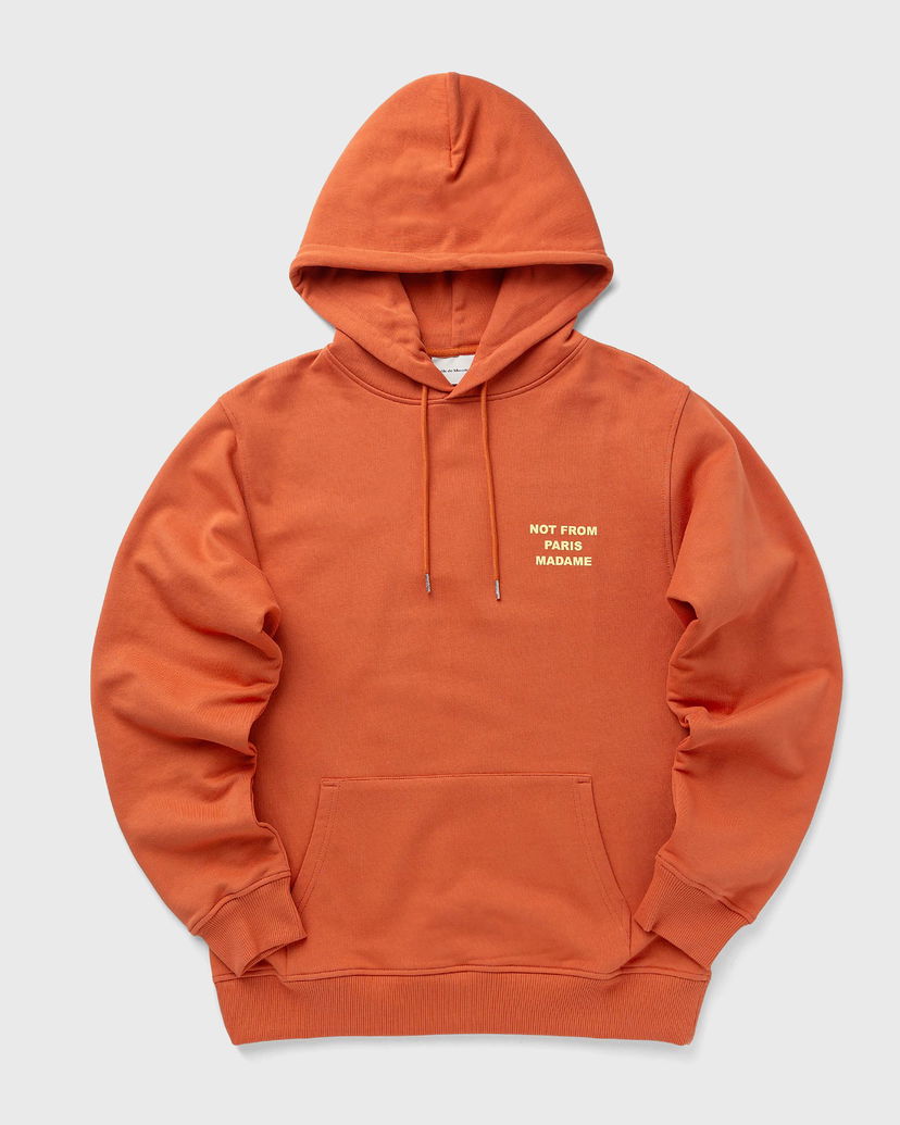 Dukserice Drôle de Monsieur Drôle de Monsieur Slogan Hoodie Narančasta | G-HO162-CO127-RT