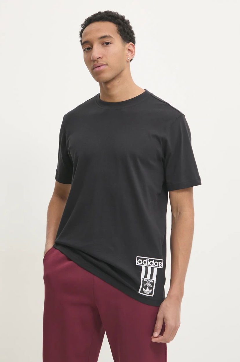 Majica kratkih rukava adidas Originals Black Graphic T-Shirt Crna | JD4194