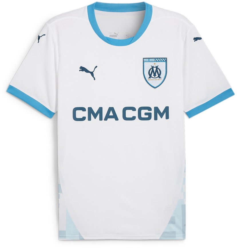 Dres Puma OM Home Jersey Replica 2024/25 Bijela | 775286-01