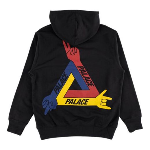 Dukserice Palace Jcdc Printing Hoodie Crna | P16HD054