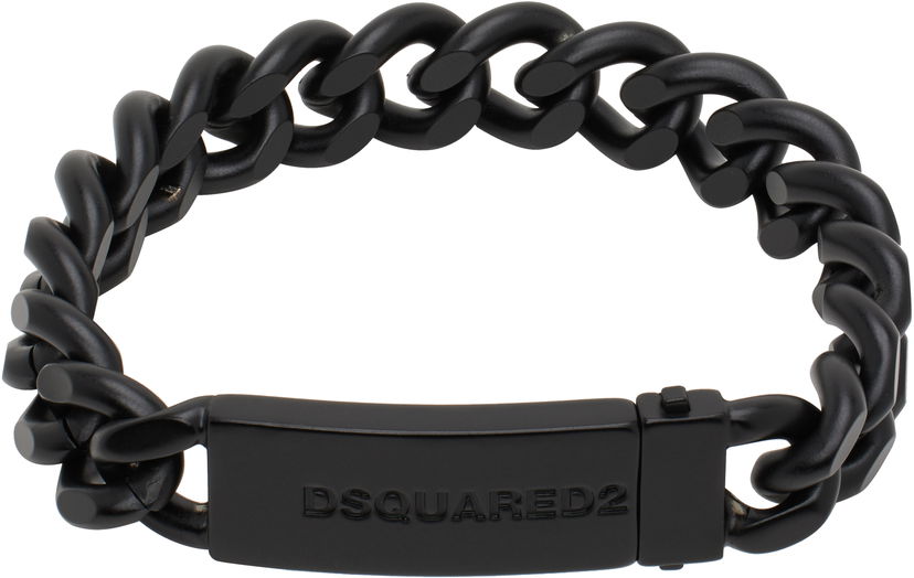 Narukvica DSQUARED2 Dsquared2 Chained2 Matte Bracelet Crna | ARM0123_69200001_2124
