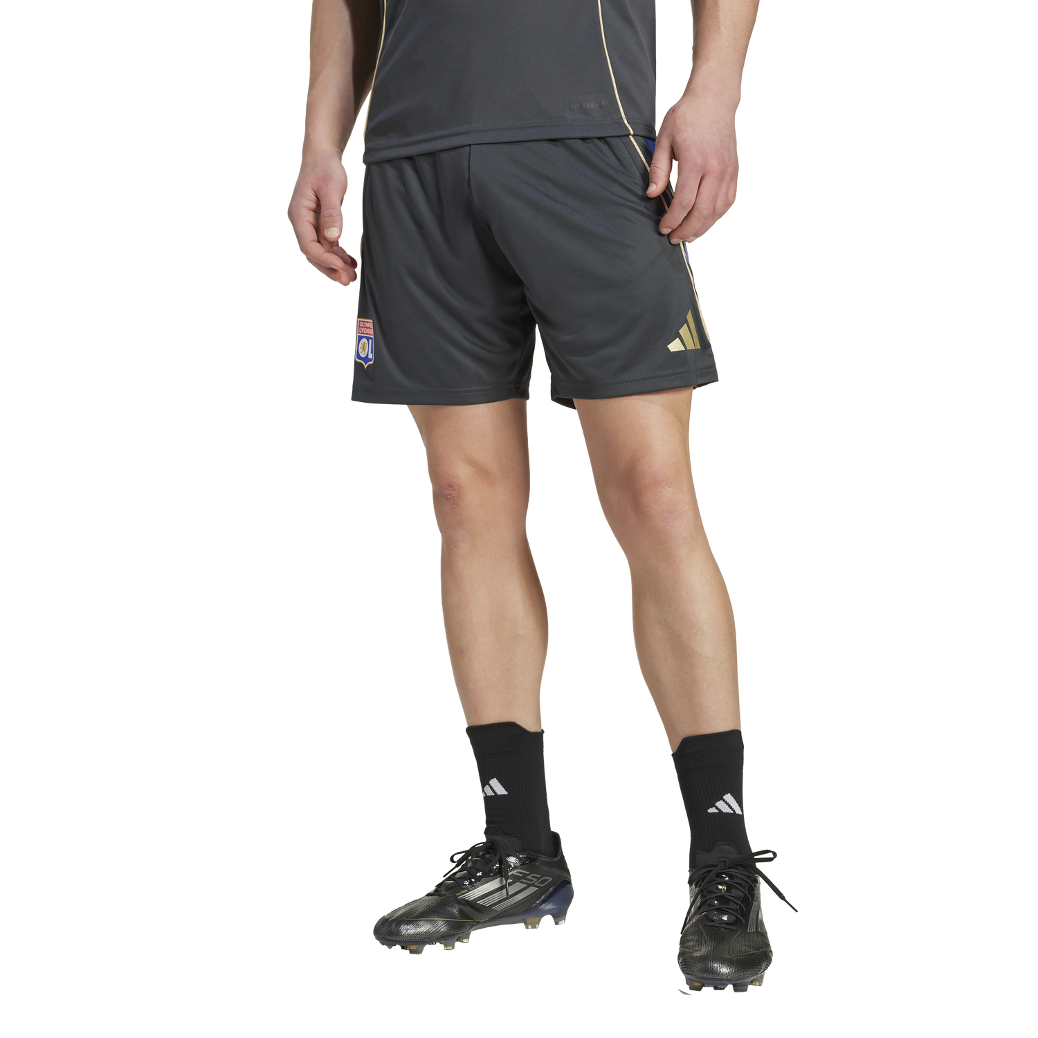 Kratke hlače adidas Originals Olympique Lyonnais Training Shorts 2025/26 Siva | jl9410, 1