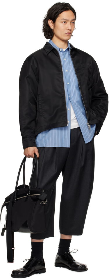 Hlače ADER ERROR ADER error Sig; Tag 01 Cropped Pleated Trousers Siva | BO42FYSA0101GR, 3