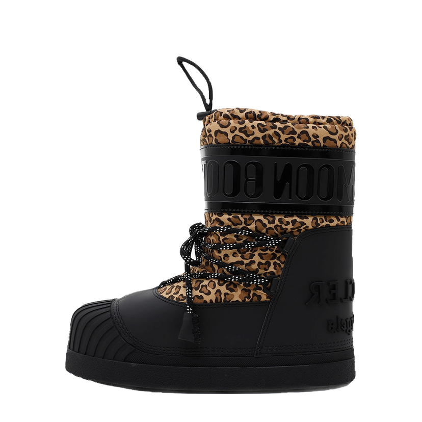 Tenisice i cipele Moncler Palm Angels x Shedir Snow Boots Black Leopard Print Crna | 4H70000 - 02T1U230