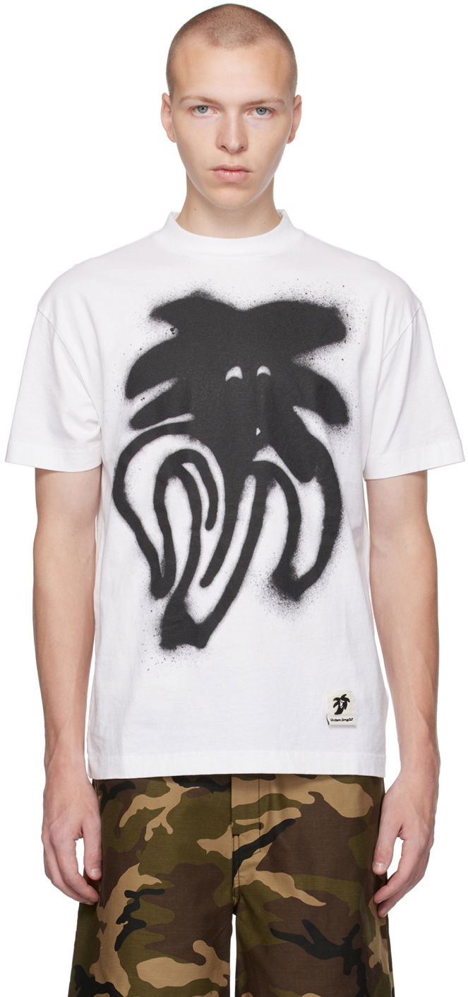 Majica kratkih rukava Palm Angels White Jimmy Bijela | PMAA001E23JER0050110