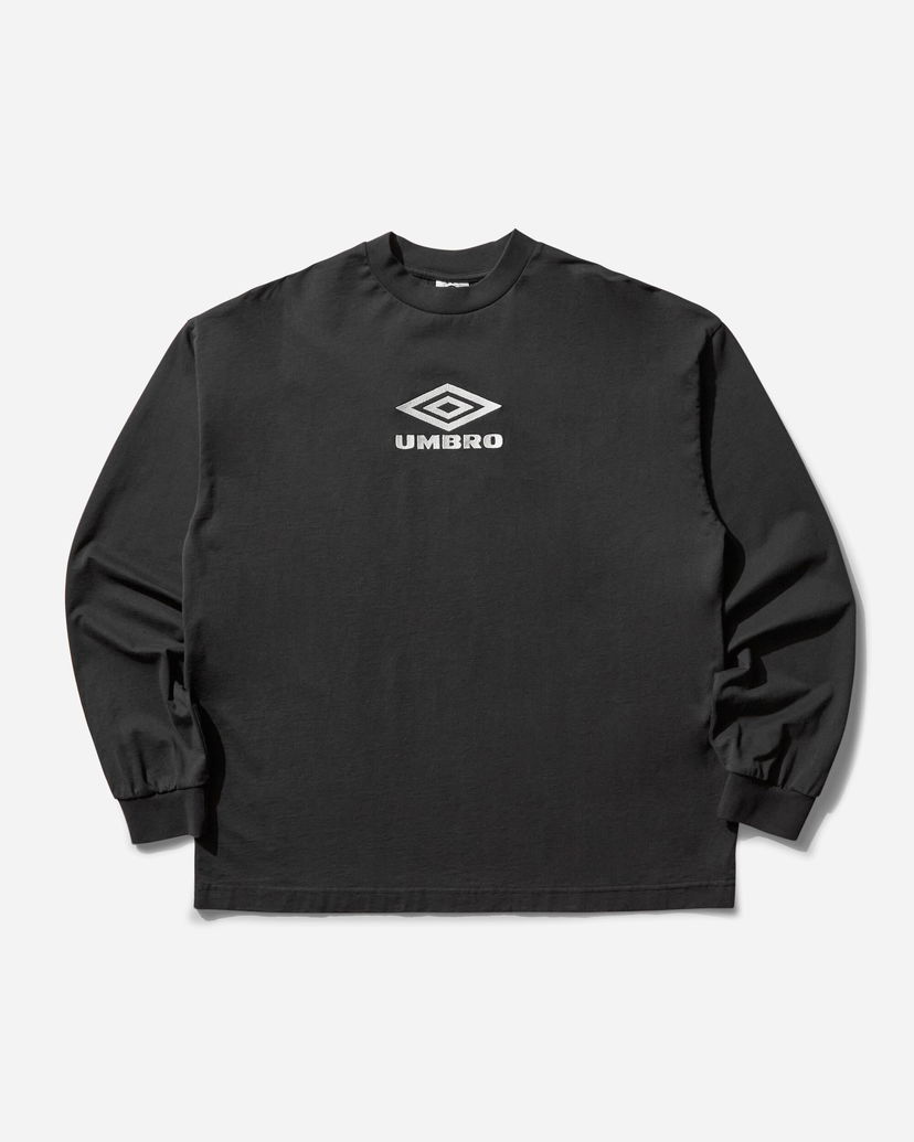 Majica kratkih rukava Umbro OG Logo Longsleeve T-Shirt Crna | UBMW0237JY54 BLK0052
