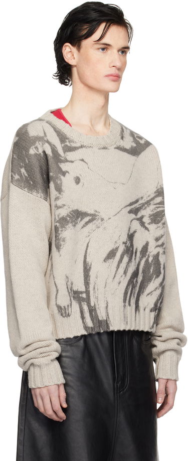 Džemper Enfants Riches Déprimés 'Past in Vain' Printed Sweater Siva | 080-227, 1