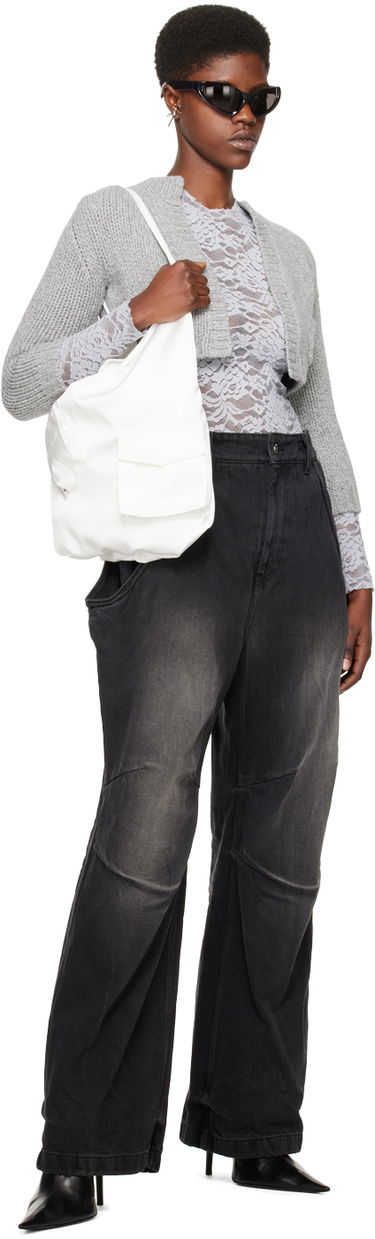 Džemper We11done Cropped Cardigan Siva | WD-KC0-24-645-W-GY, 3