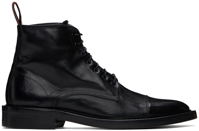 Odjeća Paul Smith Paul Smith Leather Newland Boots Crna | M1S-NEW01-MLEA-79