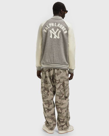 Dukserice Polo by Ralph Lauren New York Yankees Ralph Lauren Cooperstown Collection Long Sleeve Varsity Sweatshirt Siva | 710982814001, 2