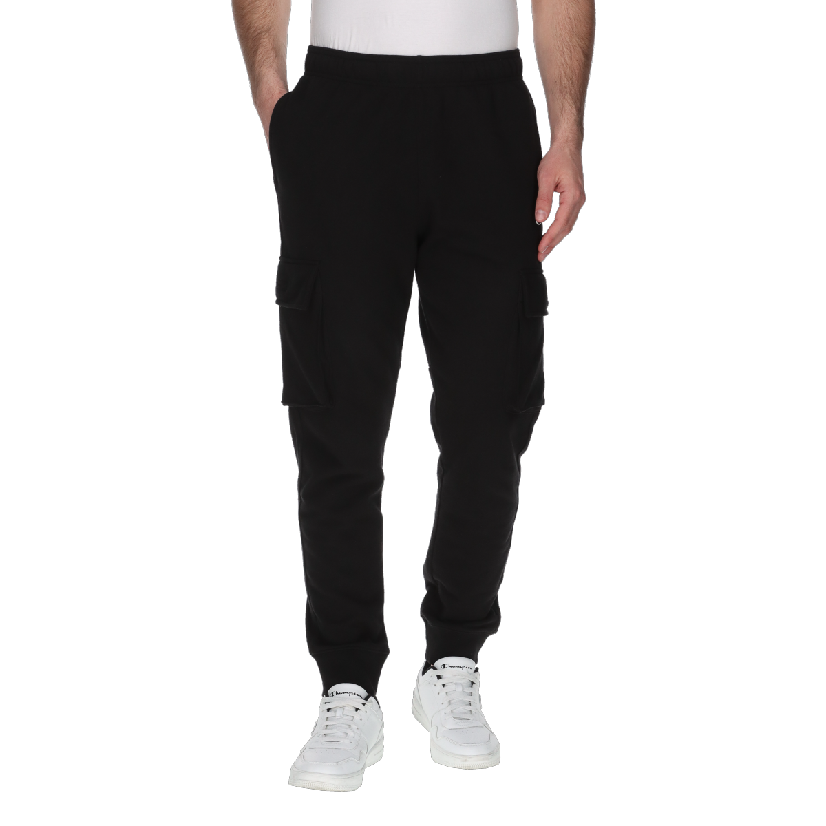 Cargo hlače Champion Rib Cuff Cargo Pant Crna | 220803-KK001, 0