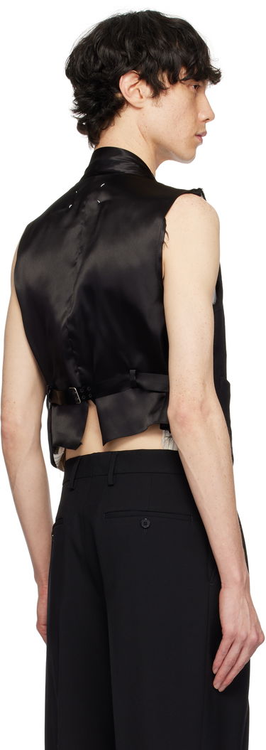 Prsluk Maison Margiela Maison Margiela Raw Edge Waistcoat Crna | S50FB0110 S53915, 2