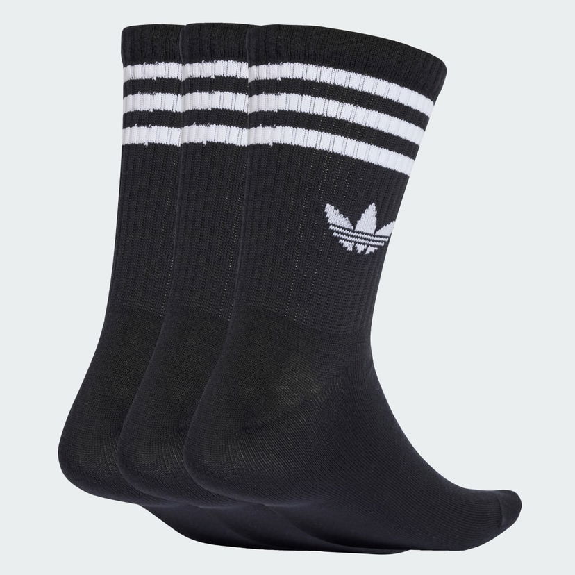 Čarape adidas Performance 3-Stripes Crew Socks - 3 Pairs Crna | JV7402