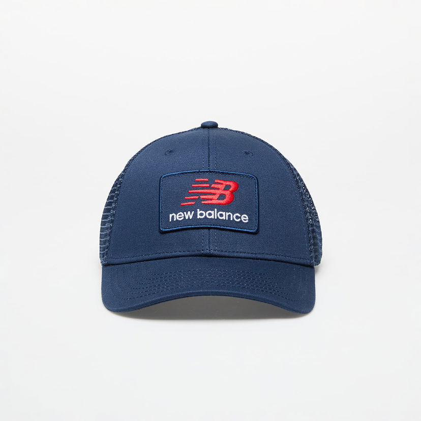 Kapa New Balance New Balance Stacked Patch Logo Trucker Cap Tamnoplava | LAH51016NNY