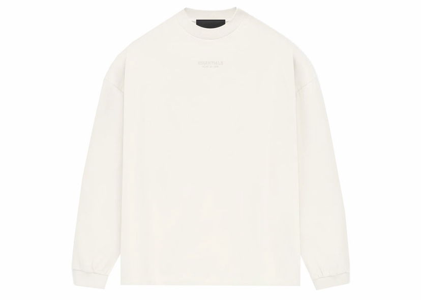 Majica kratkih rukava Fear of God Essentials LS Tee Cloud Dancer Bijela | 125BT232011F