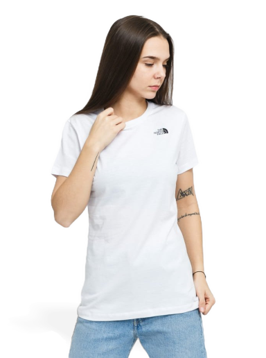 Majica kratkih rukava The North Face SS Simple Dome Tee Bijela | NF0A4T1AFN41