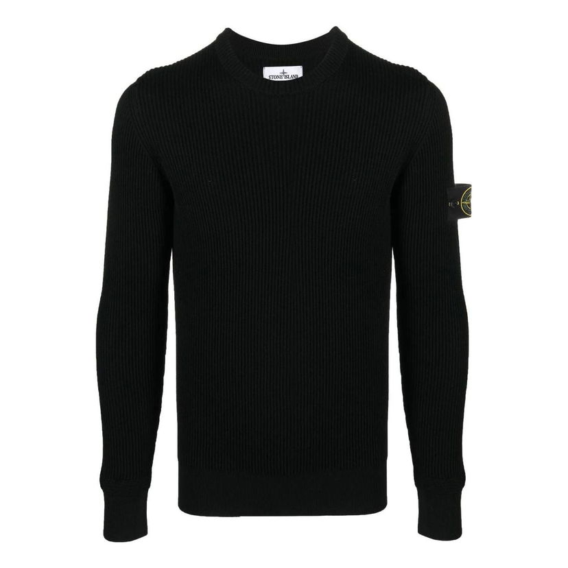 Džemper Stone Island Knitted Crewneck Sweater Crna | 7915553C2-A0029