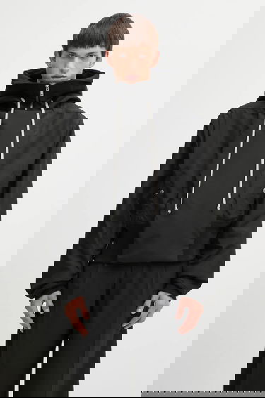 Parka Rick Owens Rick Owens DRKSHDW Cropped Alice Parka Crna | DU02E7781.NCV, 0