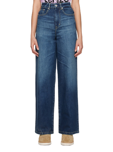 Jeans KENZO Paris Faded Tamnoplava | FD52DP2126B2