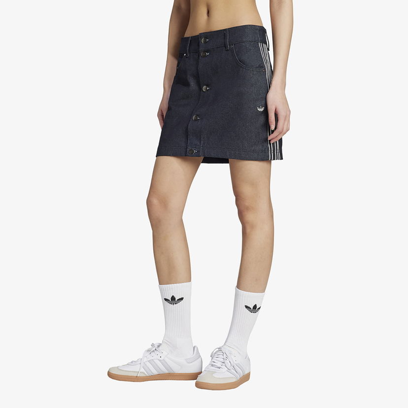 Suknja adidas Originals Denim Skirt Plava | JJ3147