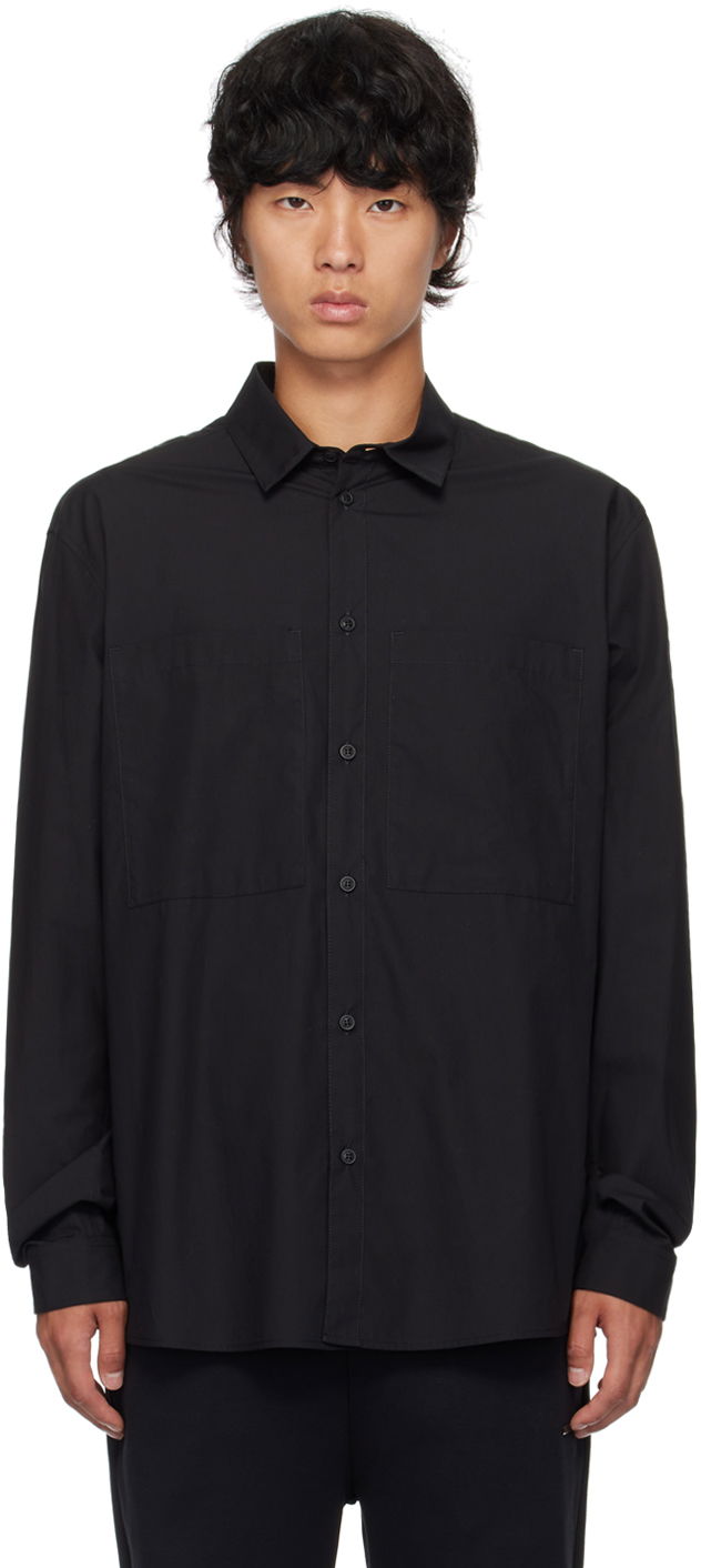 Košulja Moncler Black Patch Pocket Shirt Crna | J20912F00001549CG