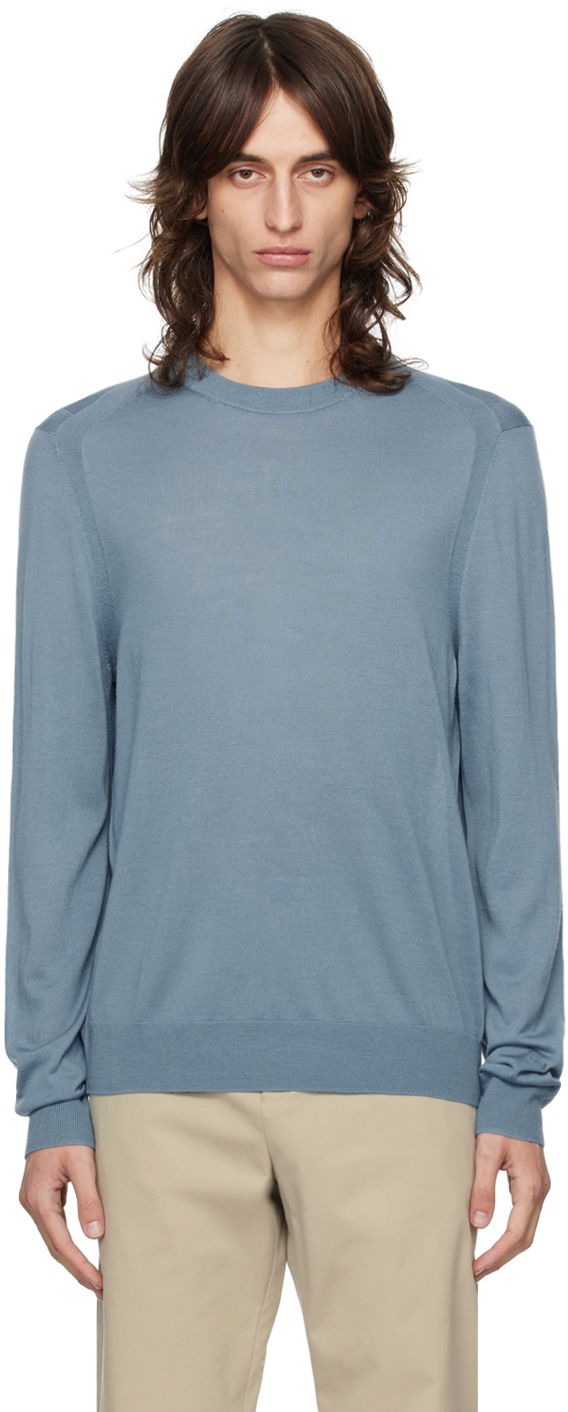 Džemper Paul Smith Paul Smith Crewneck Sweater Plava | M1R-562X-M02093-42
