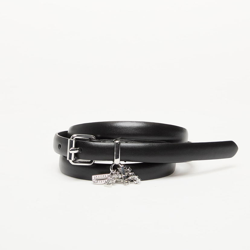 Pojasevi Diesel Diesel Logo B-Charm-Loop Belt Crna | X10304_PR227 Black