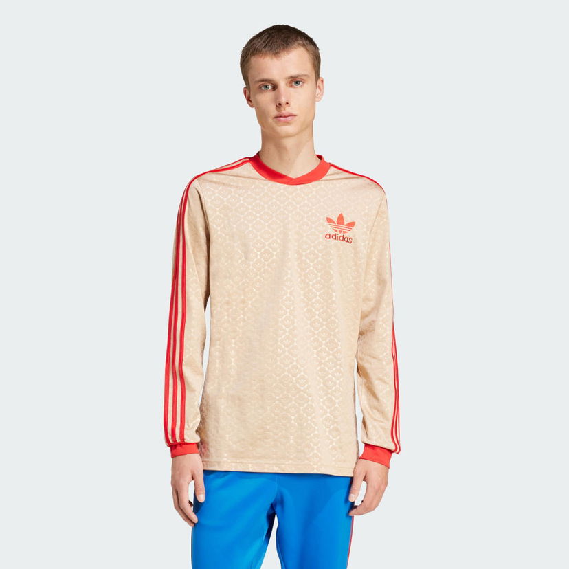 Majica kratkih rukava adidas Originals Long Sleeve T-Shirt Bež | IX5463