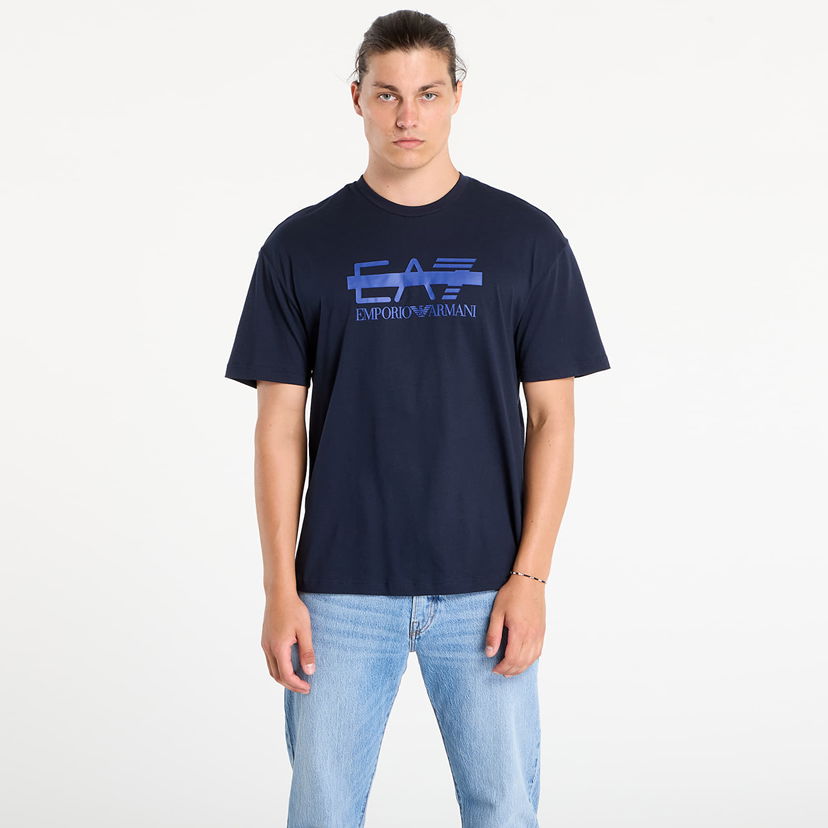 Majica kratkih rukava Emporio Armani EA7 Emporio Armani Train Logo Series T-Shirt Tamnoplava | 7M001129AF10375UB102